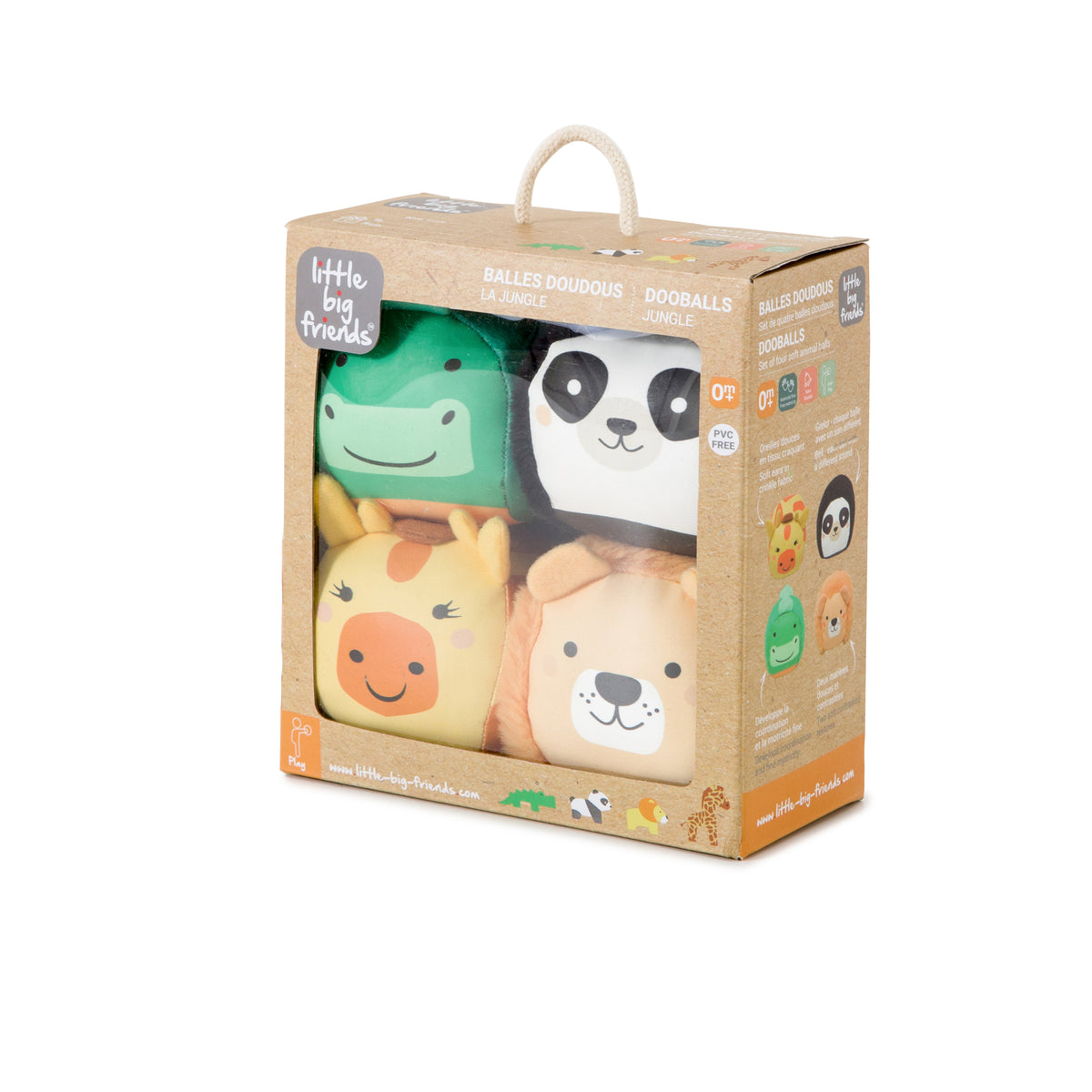 Little Big Friends Dooballs Jungle - set of 4