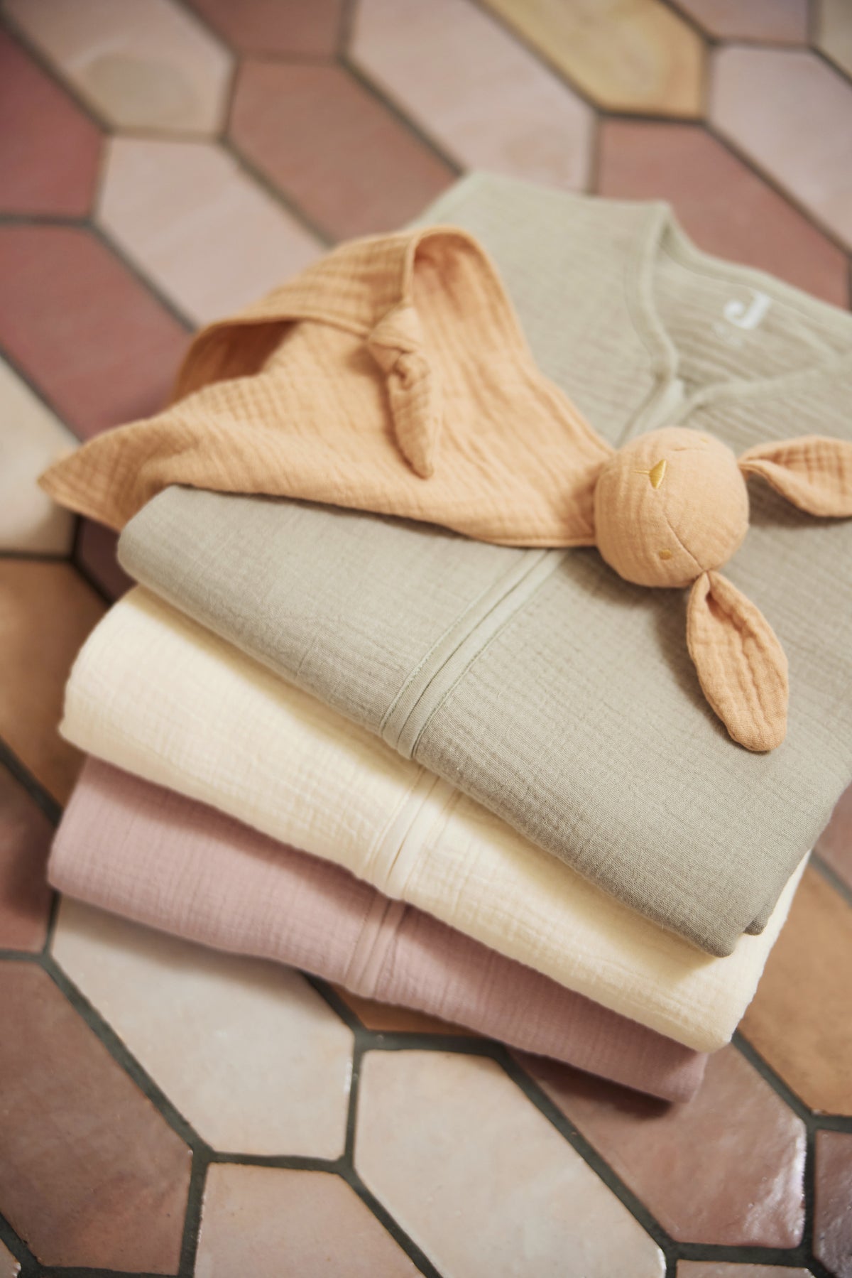 Jollein Sovpåse Nyfödd Muslin 60cm Wild Rose