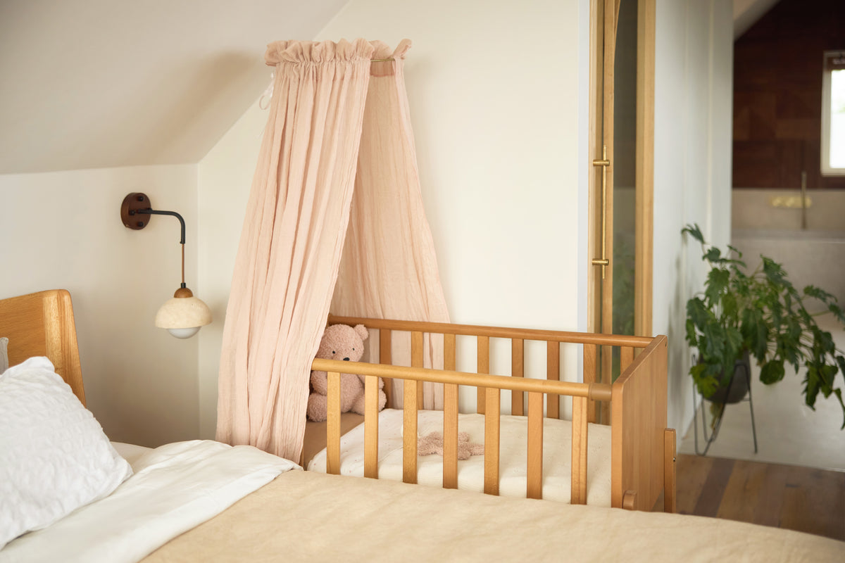 Jollein Sänghimmel Vintage 155cm Wild Rose