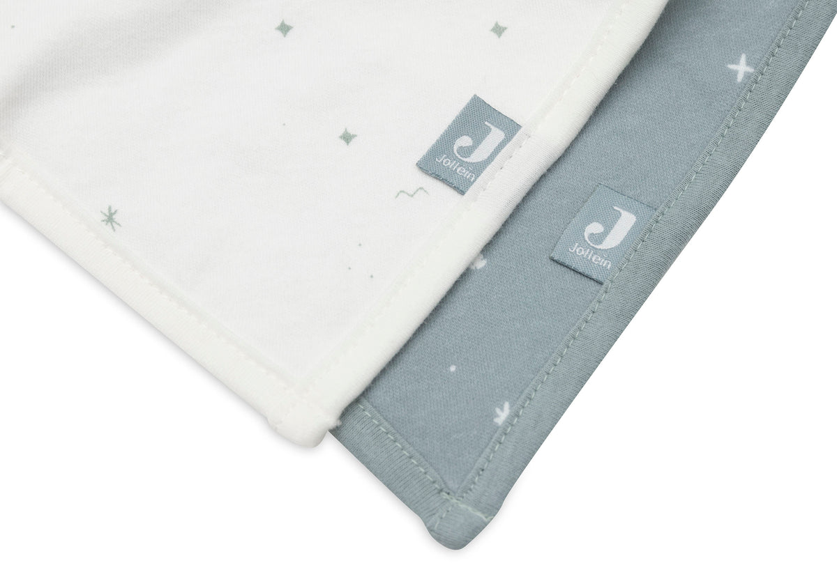 Jollein Bib Bandana Twinkling Sea Green (2pack)