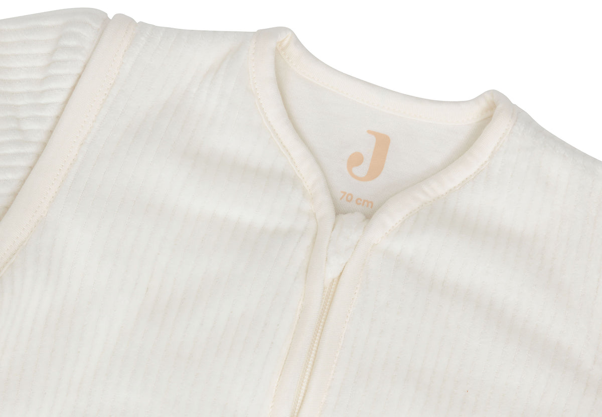 Jollein Sovpåse m avtagbar ärm 70cm Rib Ivory
