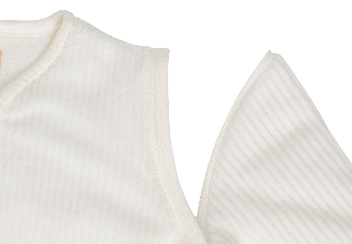 Jollein Sovpåse m avtagbar ärm 70cm Rib Ivory