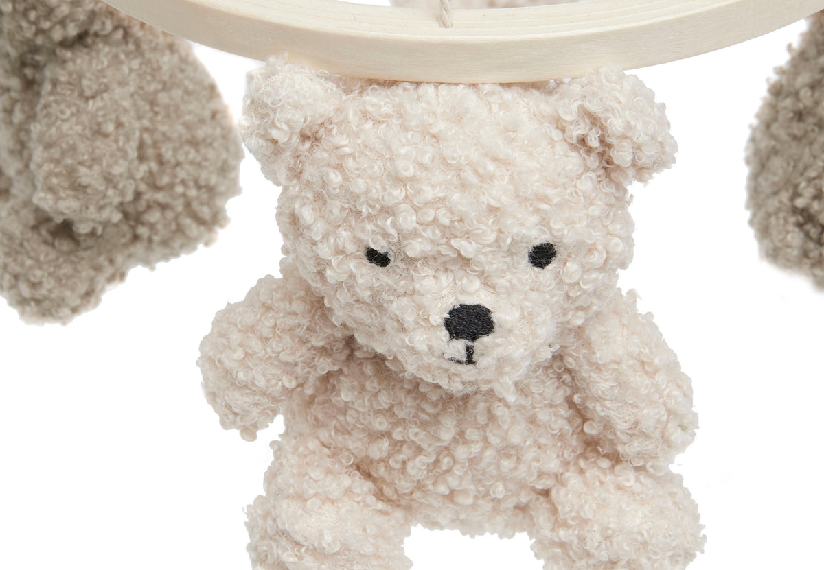 Jollein Sängmobil Teddy Bear Olive Green/Naturel