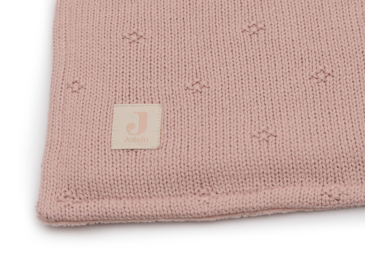 Jollein Filt 75x100cm Cosy Knit Wild Rose/Velvet