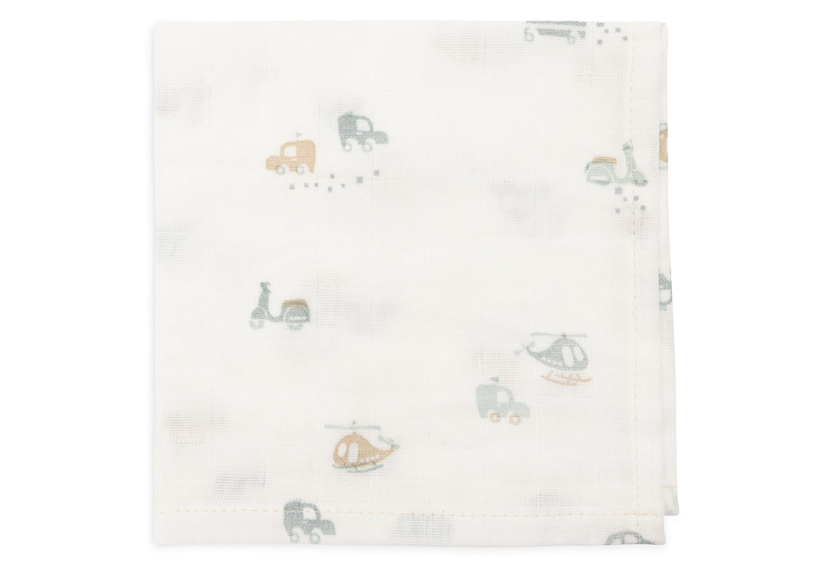 Jollein Tvättlapp Muslin 31x31cm On The Go 3p