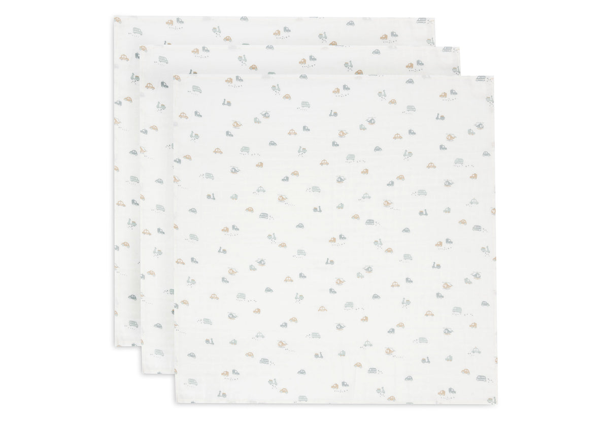 Jollein Muslinfilt 70x70cm On The Go 3p
