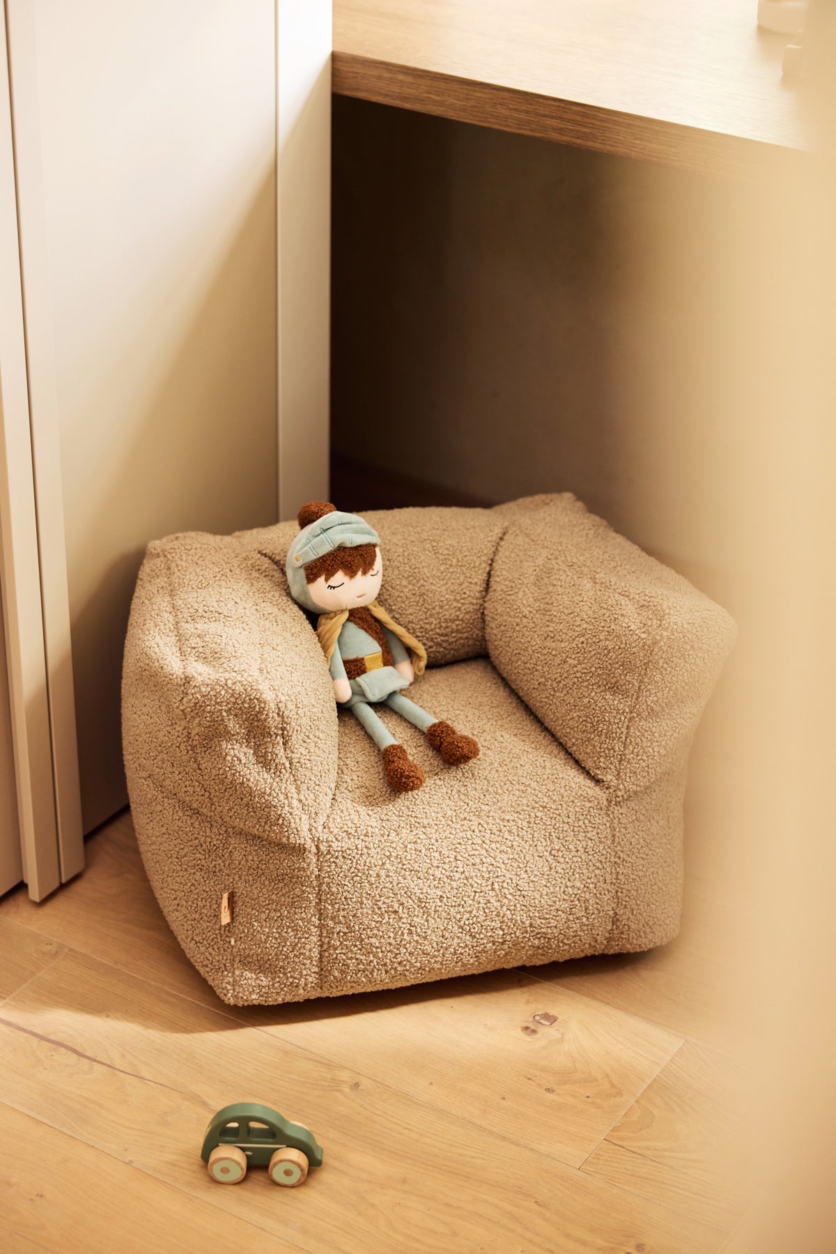 Jollein Beanbag Teddy Warm Sand