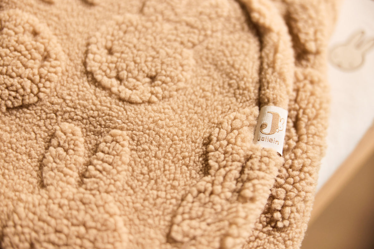 Jollein Omlottåkpåse Miffy Jacquard Teddy Biscuit