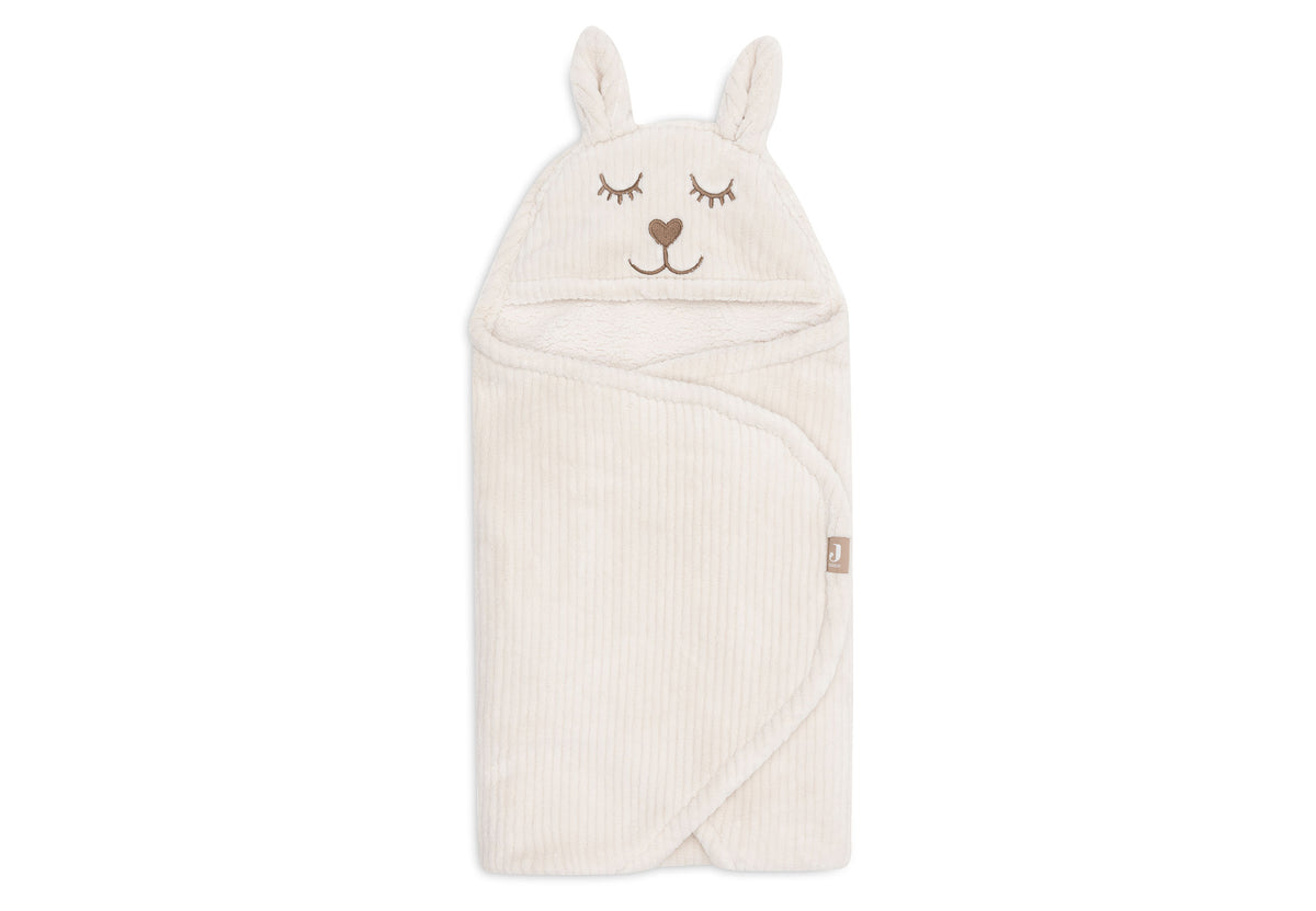 Jollein Omlottåkpåse Bunny Cloudy Rib Oatmeal