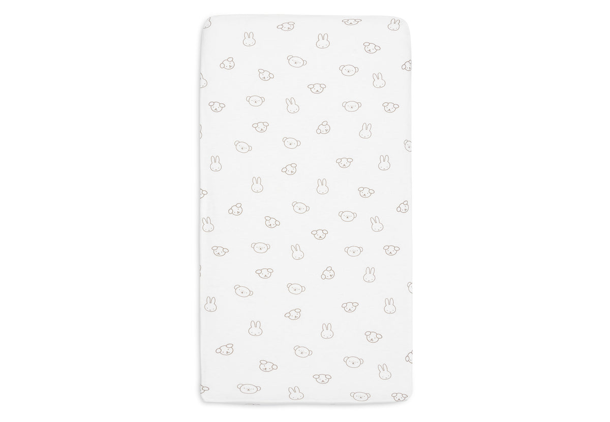 Fitted Sheet Jersey 60x120cm Miffy and Friends