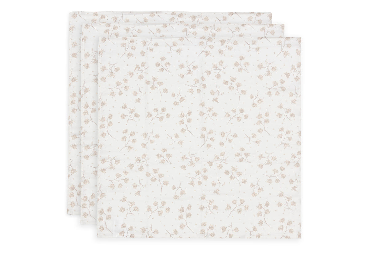 Jollein Muslinfilt 70x70cm Leafy Dreams (3pack)