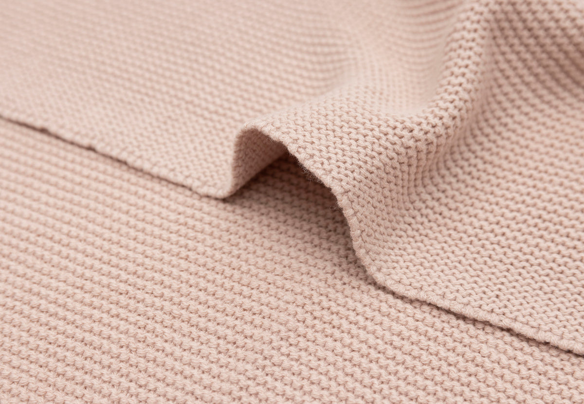 Jollein filt 75x100cm Basic Knit Wild Rose