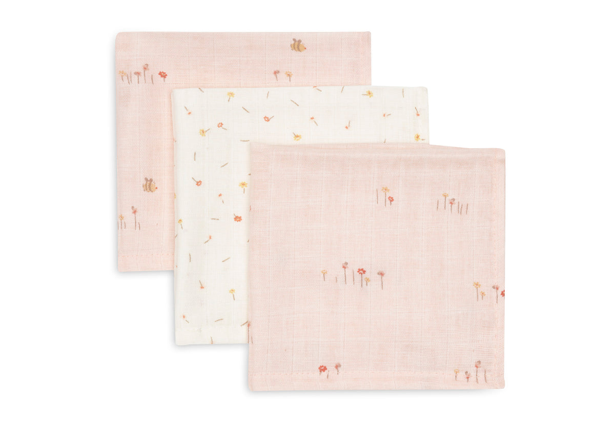 Jollein Tvättlapp Muslin 31x31cm Pretty Picnic (3pack)