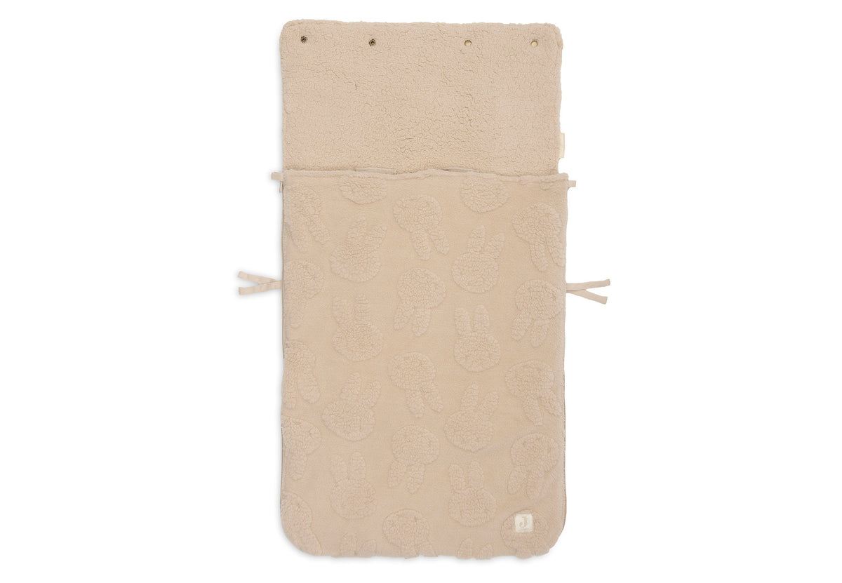 Jollein Åkpåse 0+ 3/5p Miffy Jacquard Teddy Sand
