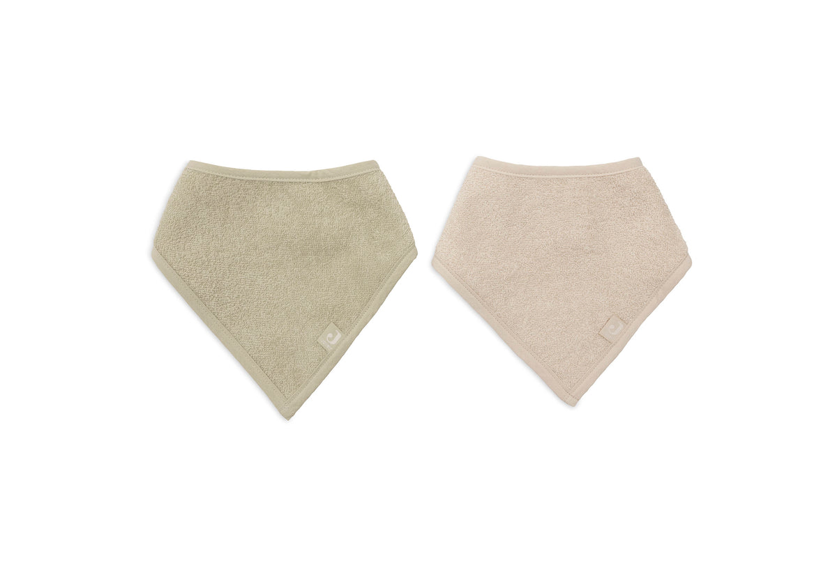 Jollein Haklapp Bandana Soft Matcha/Sand (2pack)