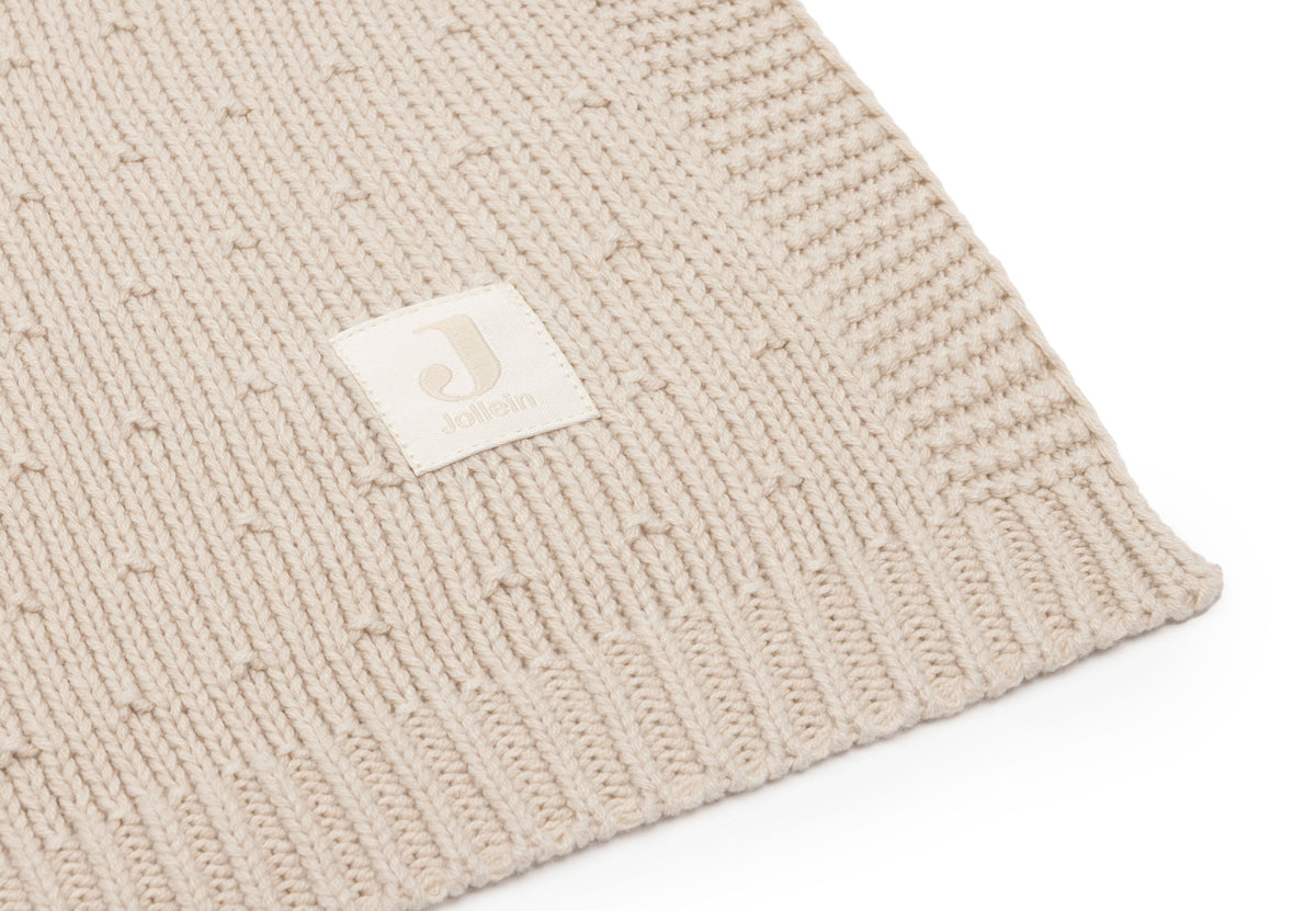 Jollein Babyfilt 75x100cm Sprinkle Knit Sand