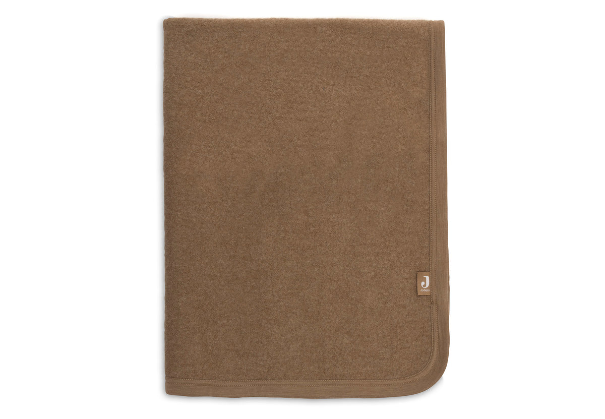 Jollein Babyfilt 75x100cm Merino Wool Felted Dark Hazel