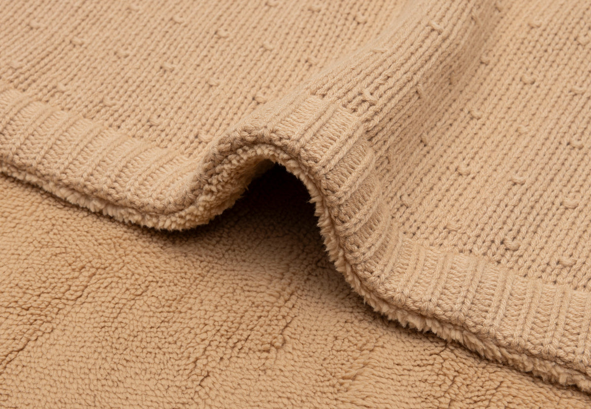 Jollein Babyfilt 75x100cm Sprinkle Knit Hazel/Fluffy