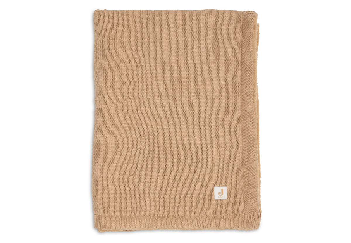 Jollein Babyfilt 75x100cm Sprinkle Knit Hazel/Fluffy