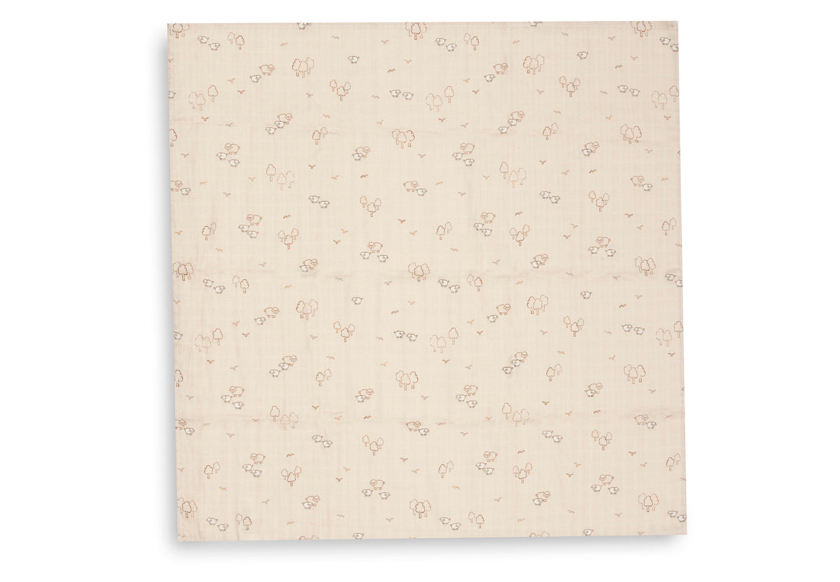 Jollein Muslinfilt 70x70cm Woolly (3pack)
