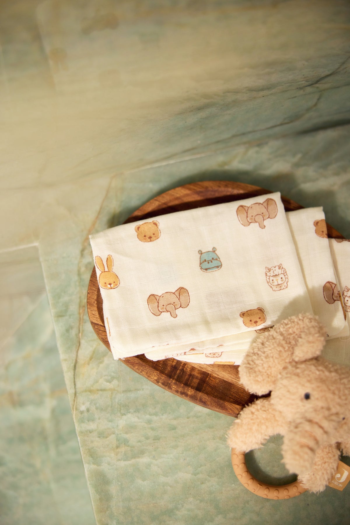 Jollein Tvättlapp i Muslin 31x31cm Jollies (3pack)