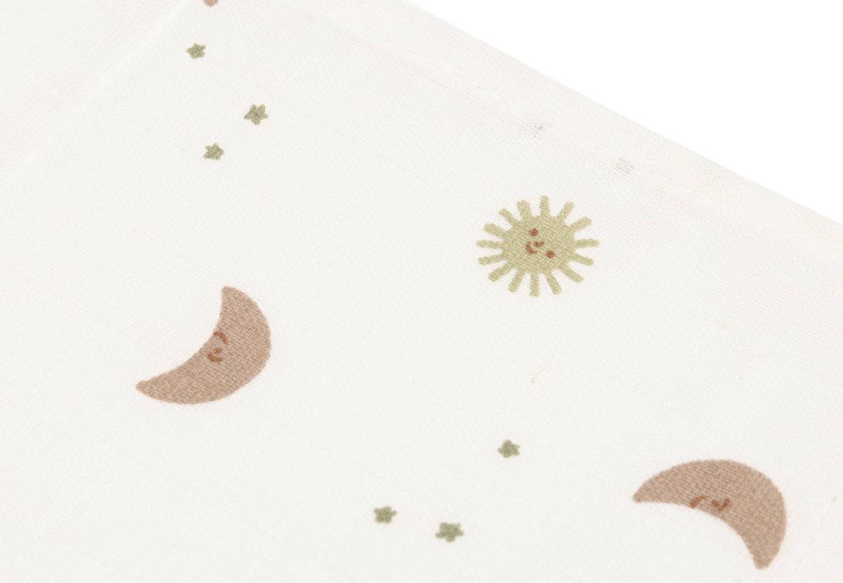 Jollein Tvättlapp i Muslin 31x31cm Over the Moon (3pack)