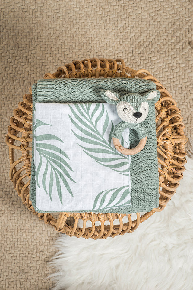 Jollein bitring/skallra Deer Ash Green