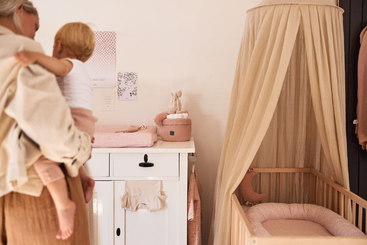 Jollein Sänghimmel vintage 245cm nougat