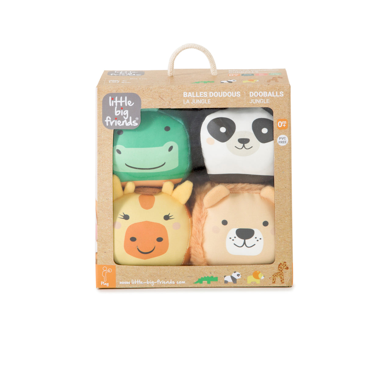 Little Big Friends Dooballs Jungle - set of 4