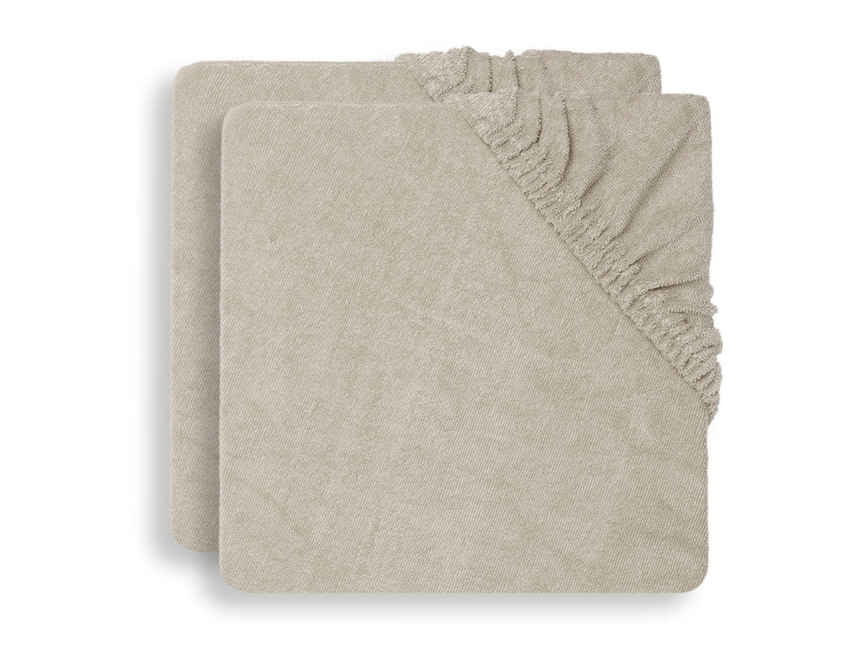 Jollein Skötbäddsöverdrag 50x70cm nougat (2pack)