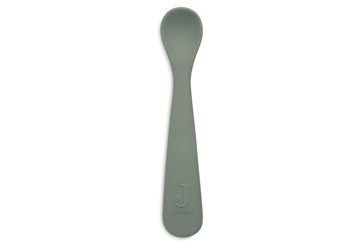 Jollein Silikonsked ash green (2pack)