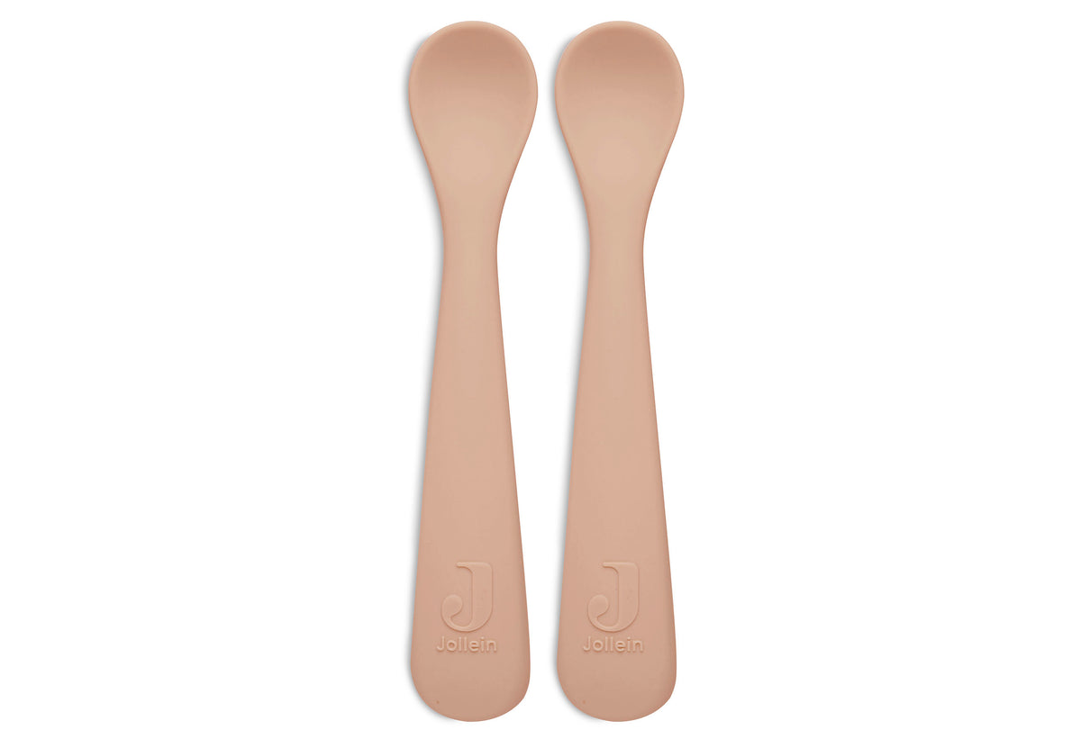 Jollein Silikonsked pale pink (2pack)