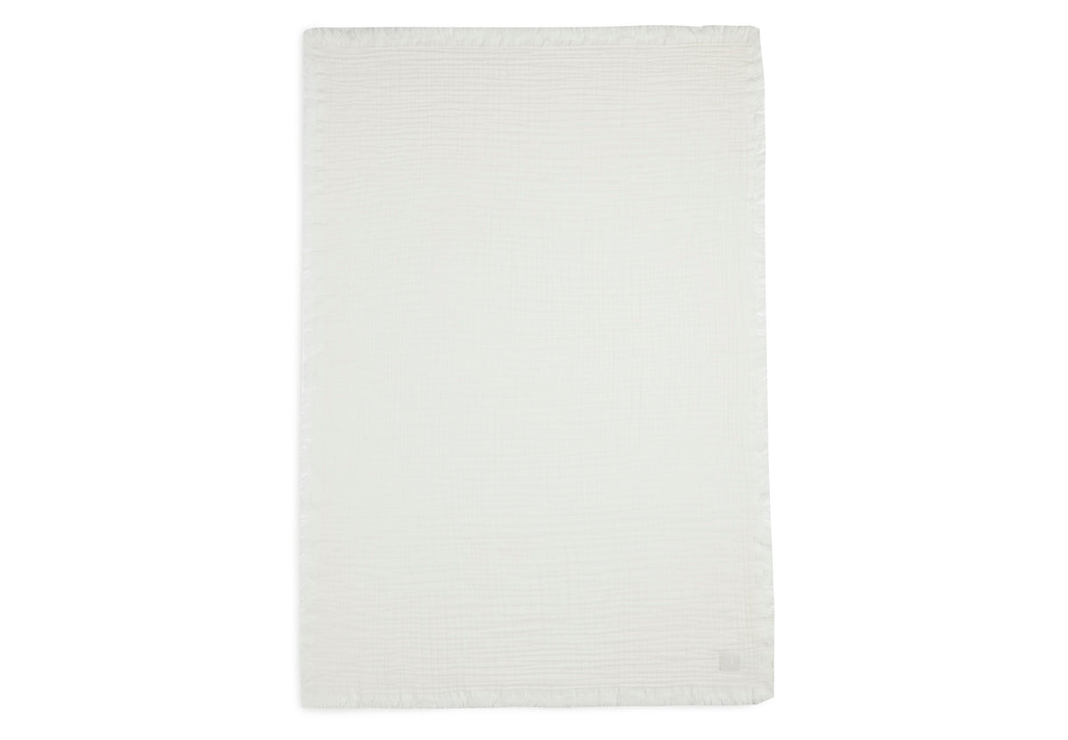 Jollein Fringe Muslinfilt 100% ekologisk bomull 75x100cm ivory