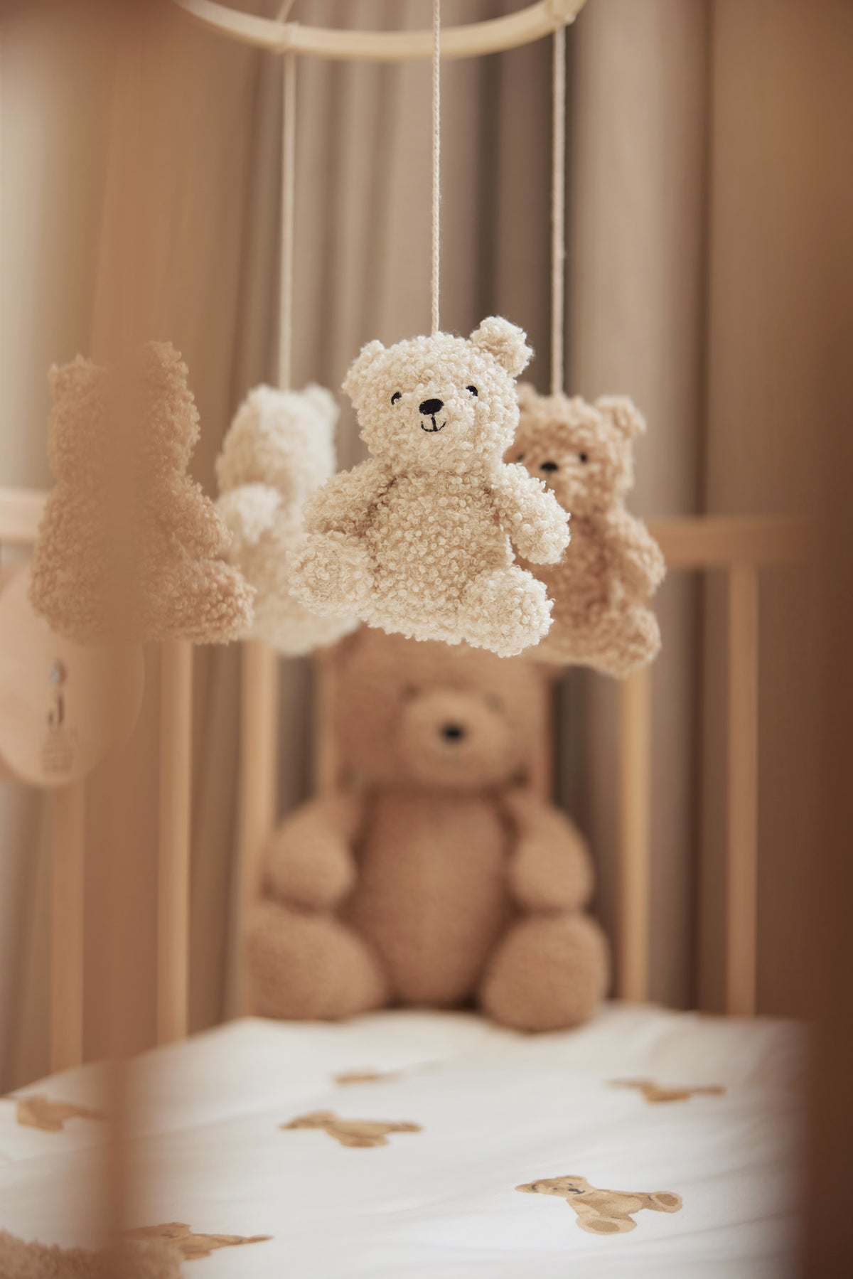 Jollein Mobil Teddy Bear Naturel/Biscuit