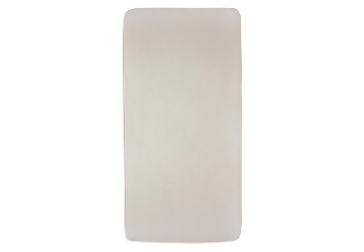 Jollein Dra-på lakan bomull 60x120cm Ivory/Nougat (2p)