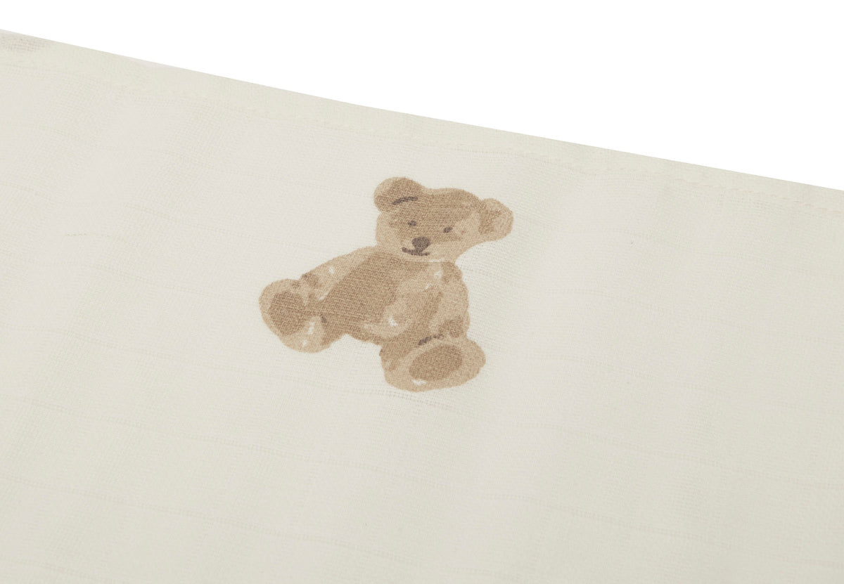 Jollein Muslinfilt 70x70cm Teddy Bear (3p)