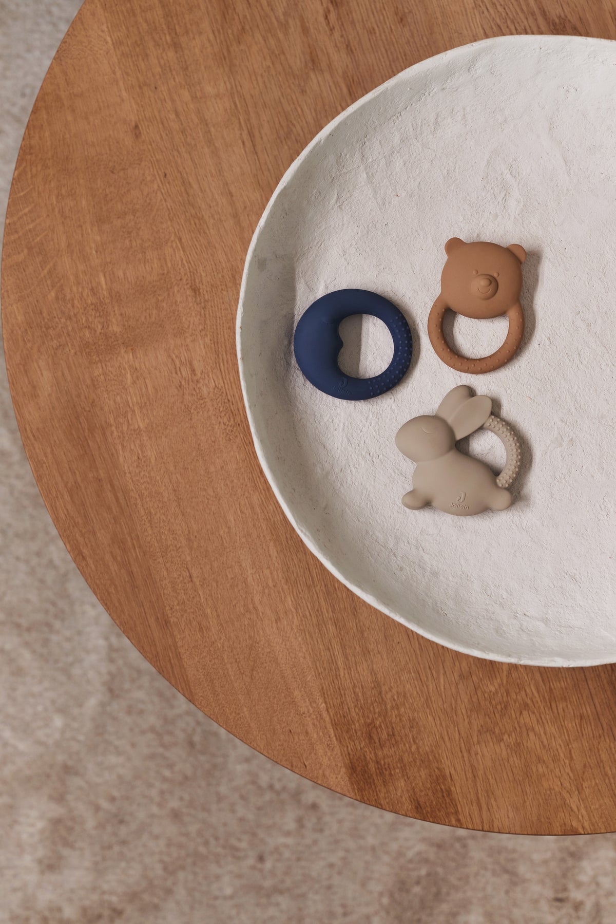 Jollein Bitleksak gummi Teddy Bear Biscuit