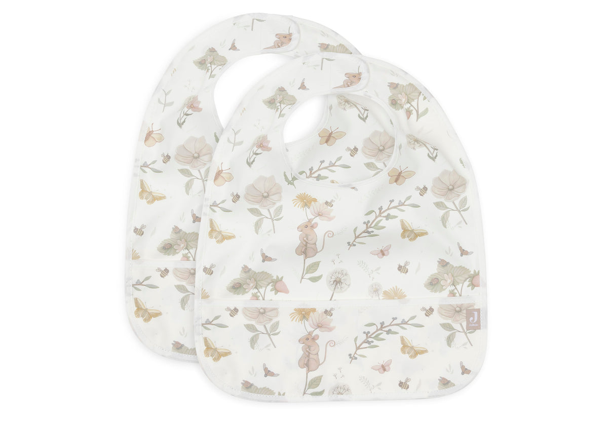 Jollein Haklapp Vattentät Dreamy Mouse (2pack)