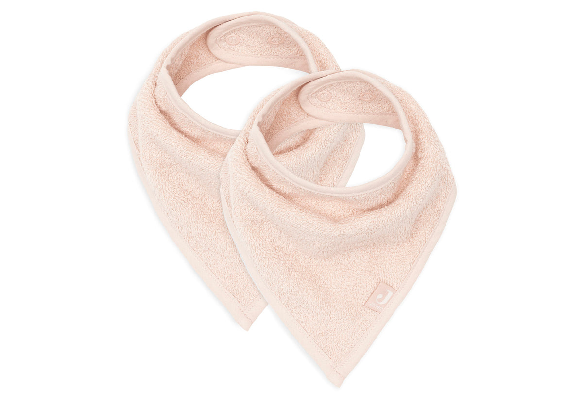 Jollein Bandana Bib Pale pink (2pack)