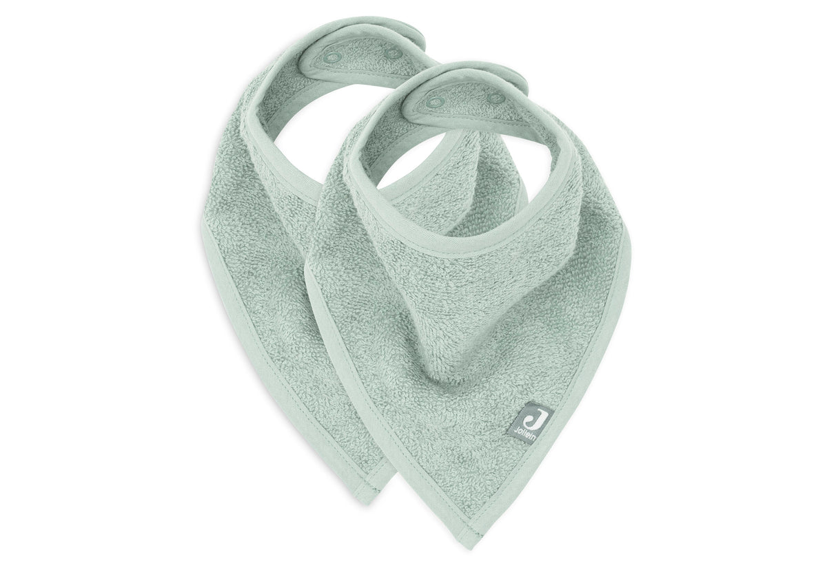 Jollein Bandana Bib Ash green (2pack)