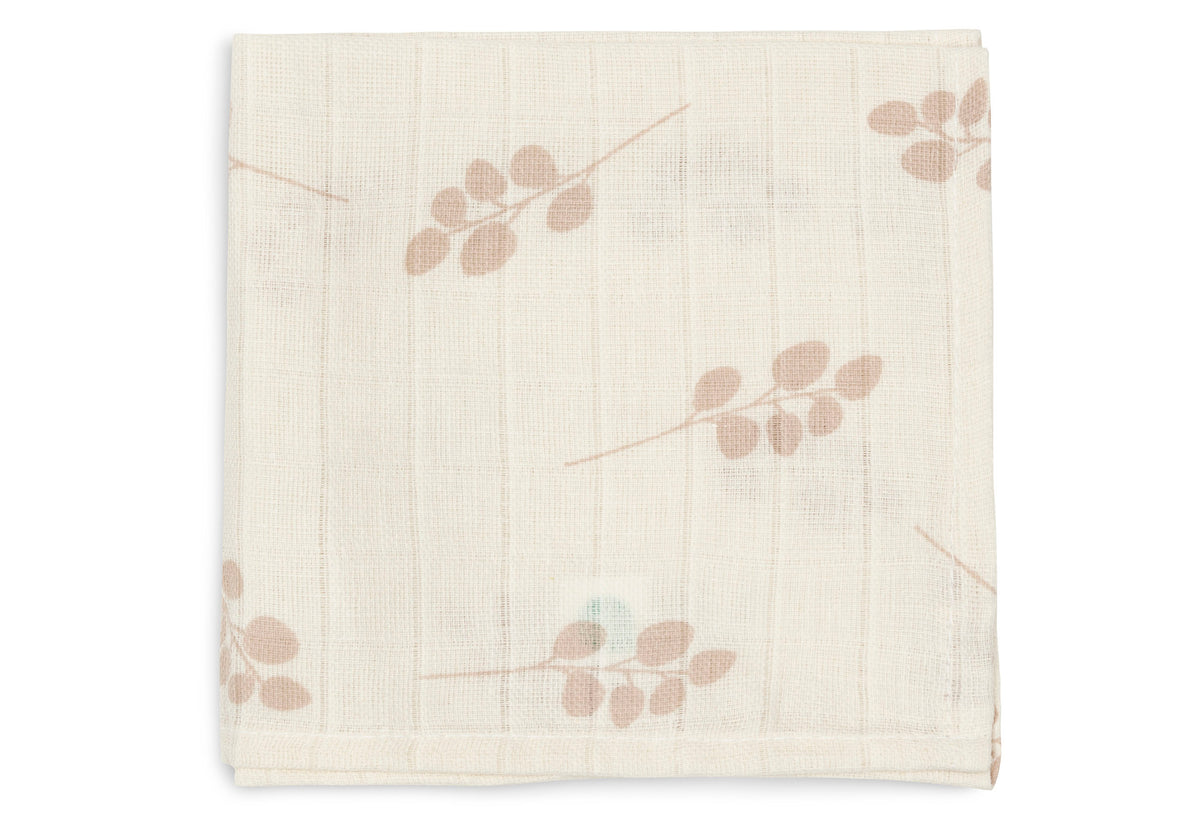Jollein Muslin tvättlapp 31 x 31 cm Twig Wild Rose (3-pack)