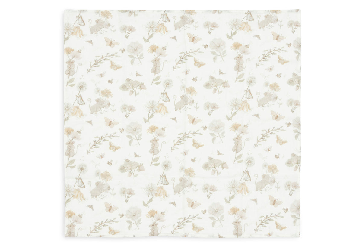 Jollein Muslinfilt 70x70cm Dreamy Mouse (2-pack)
