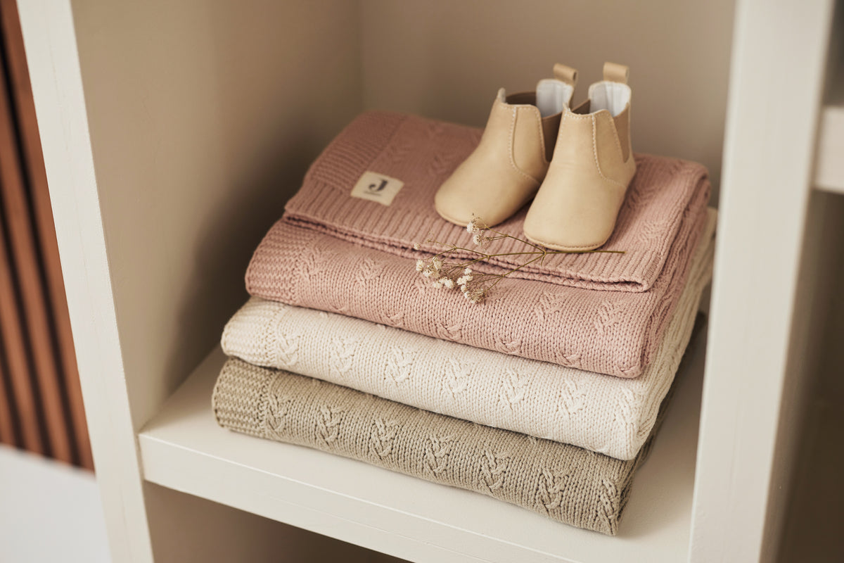 Jollein Filt 75x100cm Grain knit Oatmeal
