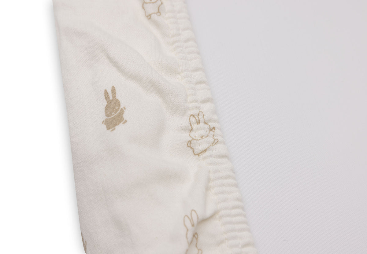 Jollein Skötbäddsöverdrag 50x70cm Happy Miffy Nougat