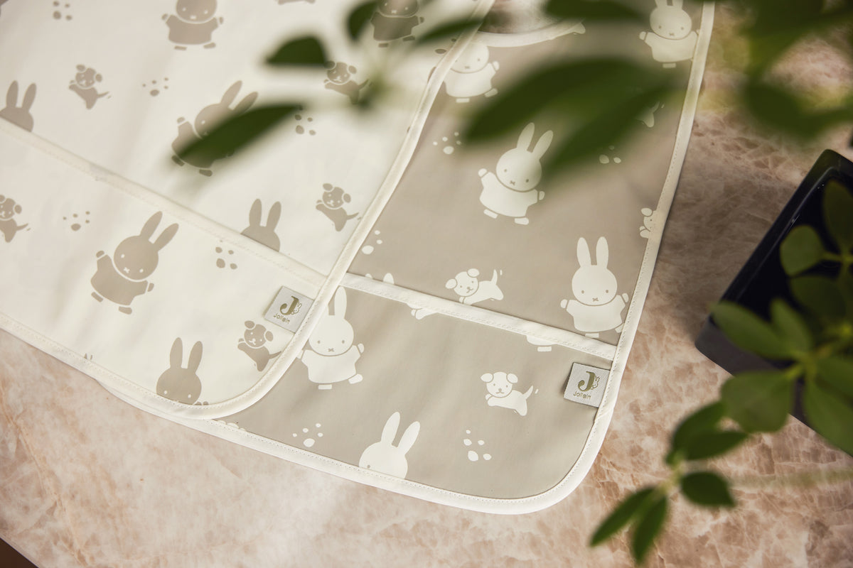 Jollein Haklapp Vattentät Miffy&Snuffy Nougat (2pack)