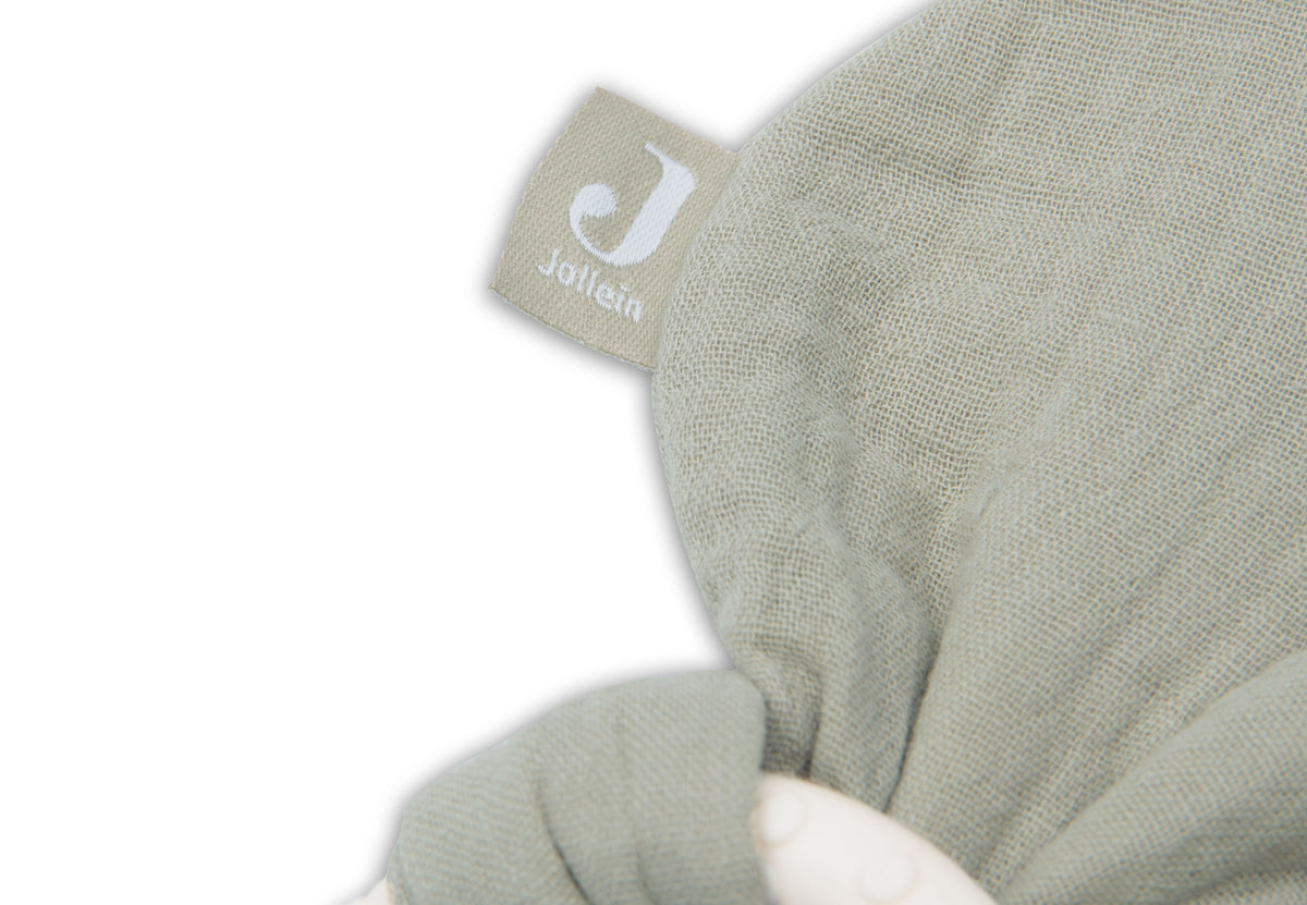 Jollein Bitring Silicone Bunny Ears Olive Green