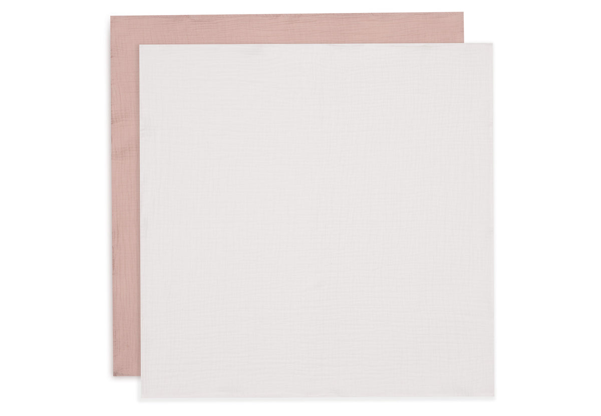 Jollein Muslinfilt 4-pack 70x70cm Wild Rose/Ivory