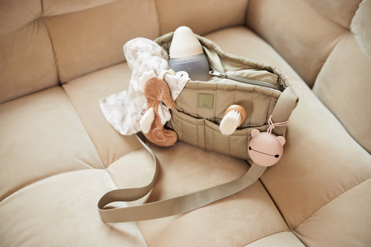Jollein Barnvagns Organizer 30x21x11cm Olive Green