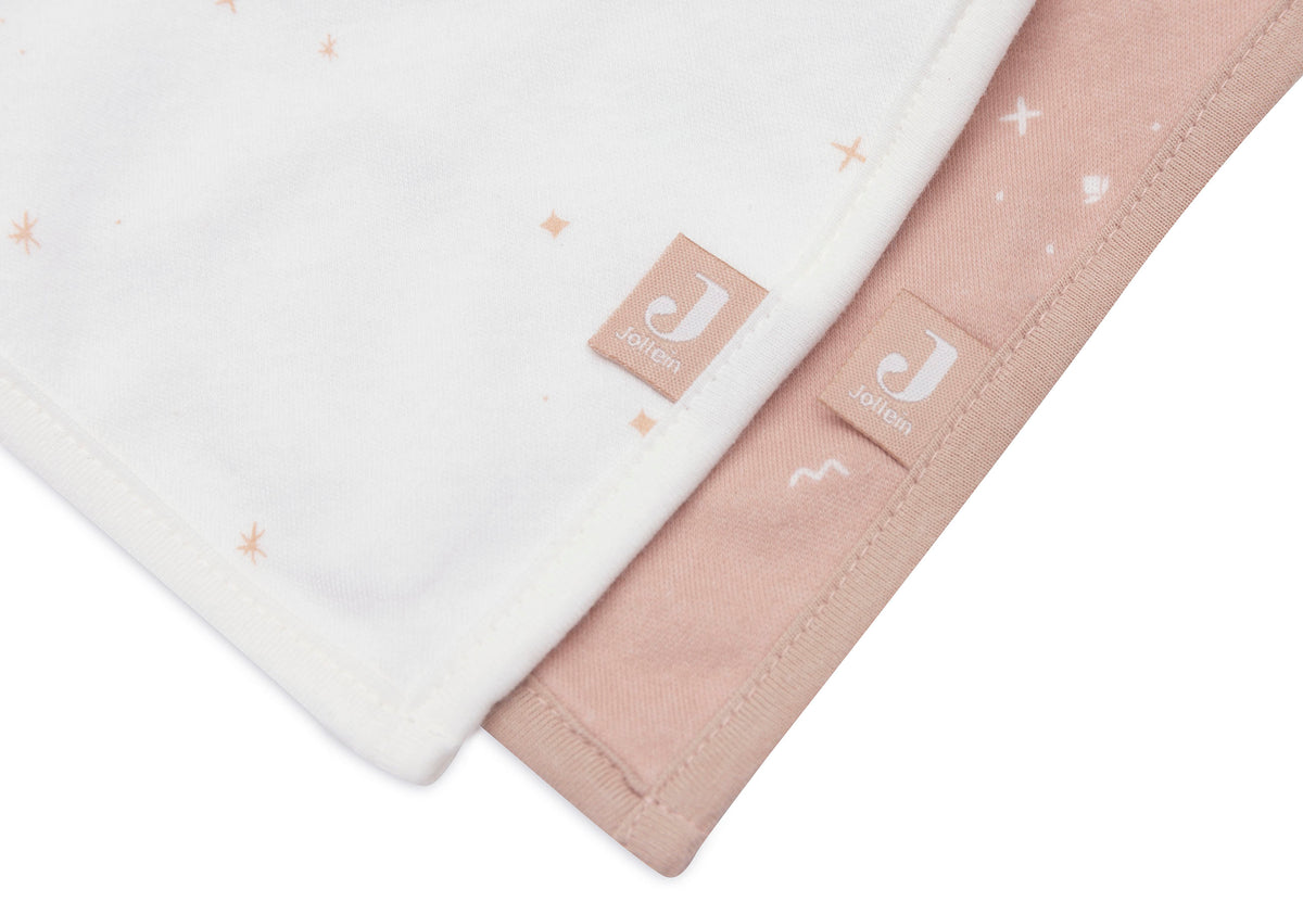 Jollein Bib Bandana Twinkling Wild Rose (2pack)