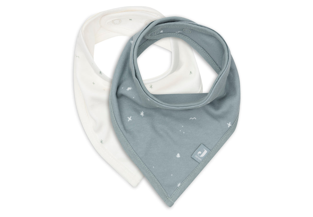 Jollein Bib Bandana Twinkling Sea Green (2pack)
